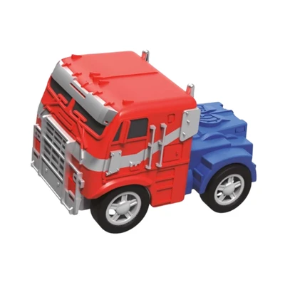 Gambar Top Gear Transformers Optimus Prime Watch Metal Car Remote Control - Merah/biru