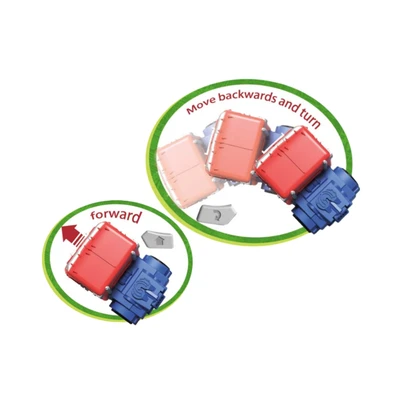 Gambar Top Gear Transformers Optimus Prime Watch Metal Car Remote Control - Merah/biru