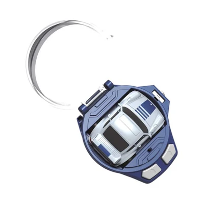 Gambar Top Gear Porsche Phantom Watch Remote Control Metal Car - Biru/putih