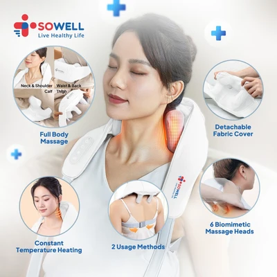 Gambar Sowell Alat Pijat Leher & Bahu Sms-P110 - Putih
