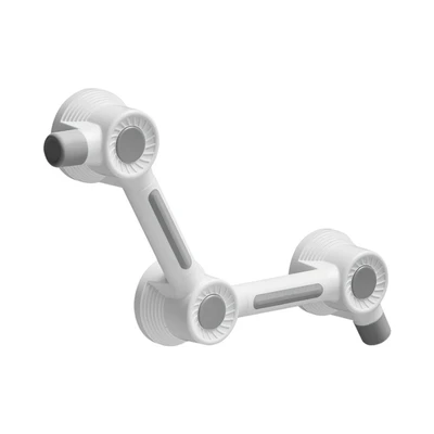 Gambar Fosa Handle Kamar Mandi Bentuk L - Putih/Abu-Abu