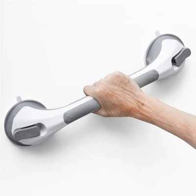 Gambar Fosa Handle Kamar Mandi Long - Putih/Abu-Abu