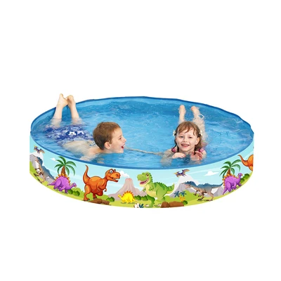 Gambar Berwyn 180x180x40 cm Kolam Renang Anak Dinosaur World - Mix