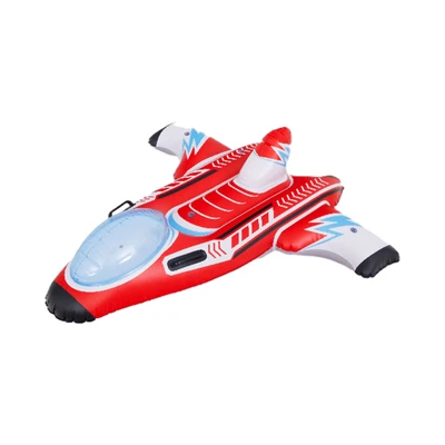 Gambar Berwyn 112x102x32 cm Ban Renang Anak Warplane - Merah/Putih