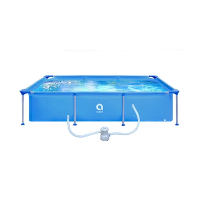 Gambar Berwyn Set Kolam Renang Frame Rectangular - Biru