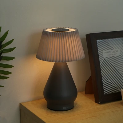 Gambar Eglare Celestia Lampu Meja LED 3 Warna Rechargeable 2 Watt - Abu-Abu