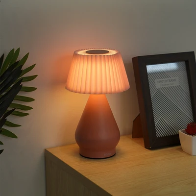 Gambar Eglare Celestia Lampu Meja LED 3 Warna Rechargeable 2 Watt - Merah