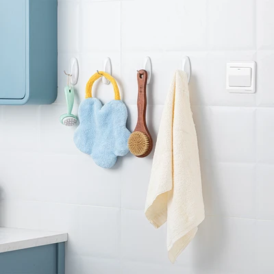 Gambar Stora Gantungan Dinding Removable Medium Set 2 pcs - Putih