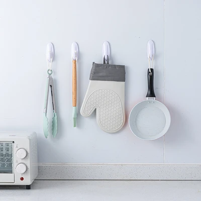 Gambar Stora Gantungan Dinding Removable Small Set 6 pcs - Putih
