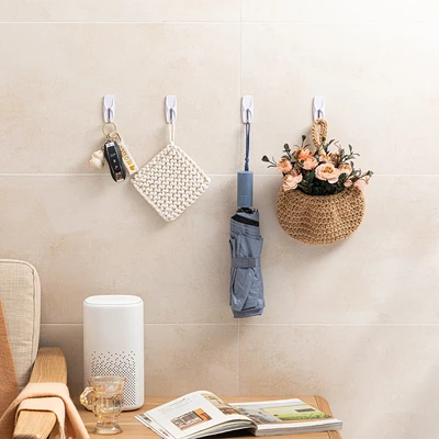 Gambar Stora Gantungan Dinding Removable Set 3 pcs - Putih