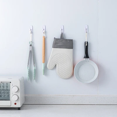 Gambar Stora Gantungan Dinding Removable Set 3 pcs - Putih