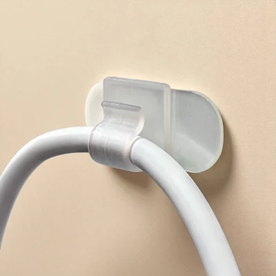 Gambar Stora Gantungan Kabel Removable 6 mm Set 4 pcs - Putih
