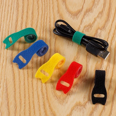 Gambar Maxbuilt Strap Pengikat Kabel Reusable Serbaguna Set 5 pcs - Mix