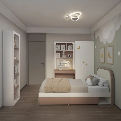 Gambar Informa 100x200 cm Iora Set Kamar Tidur Anak - Cokelat