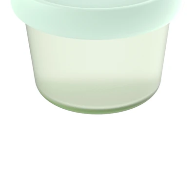 Gambar Little Giggles Sinya Wadah Makanan Anak Silikon - Hijau