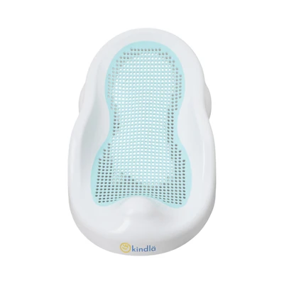 Gambar Kindla Alas Mandi Bayi Newborn - Biru Tiffany