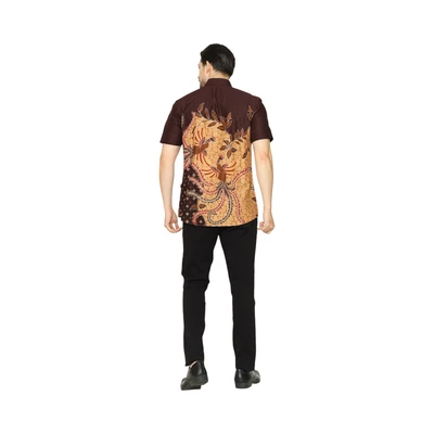 Gambar Aksa Ukuran S Kemeja Batik Pria Bram