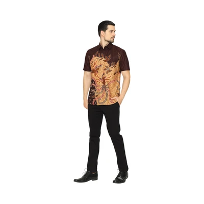 Gambar Aksa Ukuran XXL Kemeja Batik Pria Bram