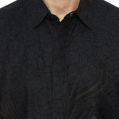 Gambar Aksa Ukuran XXL Kemeja Batik Pria Cian
