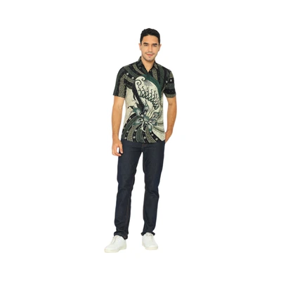 Gambar Aksa Ukuran L Kemeja Batik Pria Haris