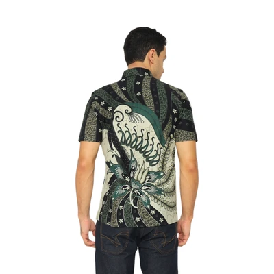 Gambar Aksa Ukuran L Kemeja Batik Pria Haris