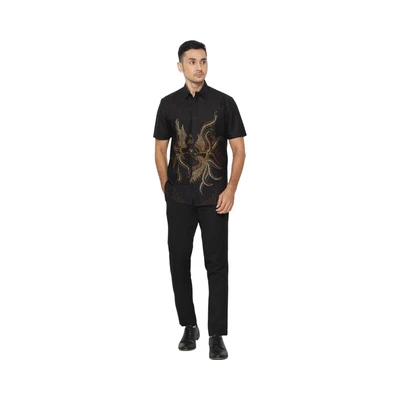 Gambar Aksa Ukuran XL Kemeja Batik Pria Kazu
