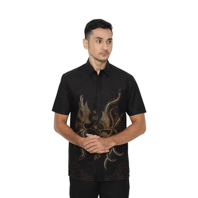 Gambar Aksa Ukuran XL Kemeja Batik Pria Kazu