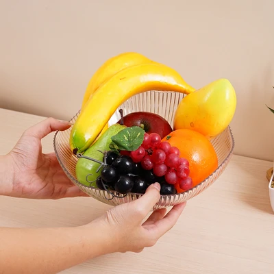 Gambar Culinart Kirsha Mangkuk Saji Buah Plastik Pet 20.5 cm Transparan