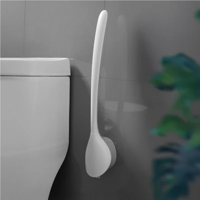 Gambar Stora Sikat Toilet Dengan Wadah - Putih/Abu-Abu