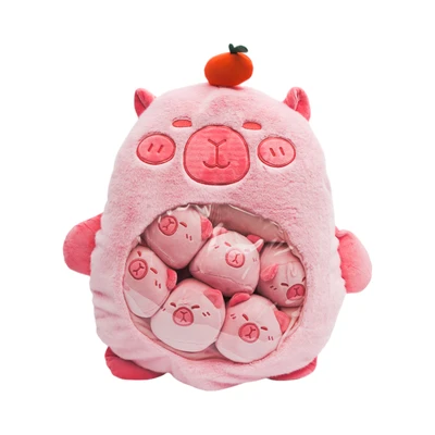 Gambar Pretty Missy Bantal Plush Capybara - Pink