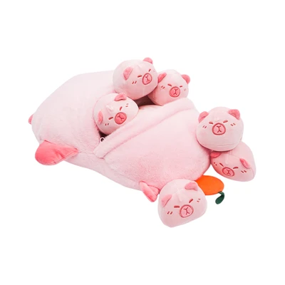 Gambar Pretty Missy Bantal Plush Capybara - Pink