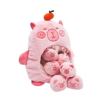 Gambar Pretty Missy Bantal Plush Capybara - Pink