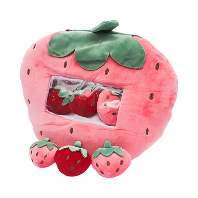 Gambar Pretty Missy Bantal Plush Strawberry - Pink
