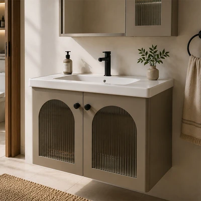 Gambar Informa Dulcia Kabinet Kamar Mandi - Cokelat Khaki