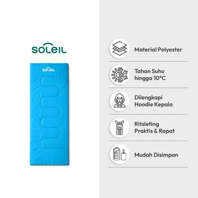Gambar Soleil Kantung Tidur Envelope - Biru
