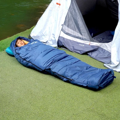 Gambar Soleil 350 Sleeping Bag Mummy - Biru