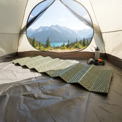 Gambar Soleil Matras Camping Lipat Ixpe - Hijau