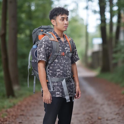 Gambar Soleil 48 Ltr Tas Ransel Carrier Kamping - Abu-Abu