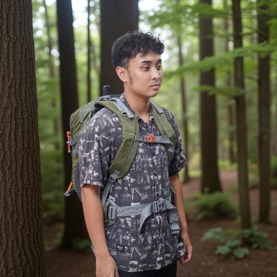 Gambar Soleil 28 Ltr Tas Ransel Carrier Kamping - Hijau