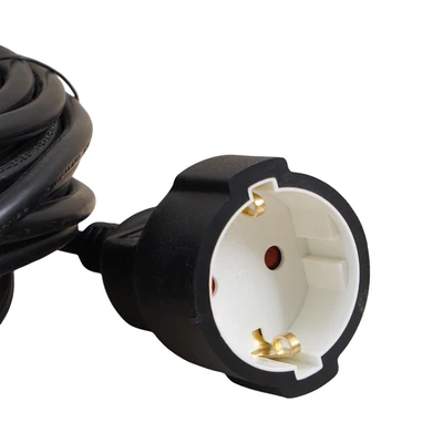 Jual Krisbow 10 Mtr Kabel Extensi Single Plug Socket Hitam Terbaru ...