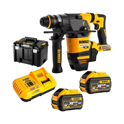 Gambar Dewalt Bor Cordless Rotary Hammer 54 Volt CH333X2-KR - Kuning/Hitam