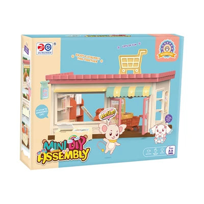 Gambar Pretty Missy Playset Mini Diy Assemble Supermarket - Mix