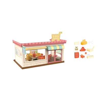 Gambar Pretty Missy Playset Mini Diy Assemble Supermarket - Mix