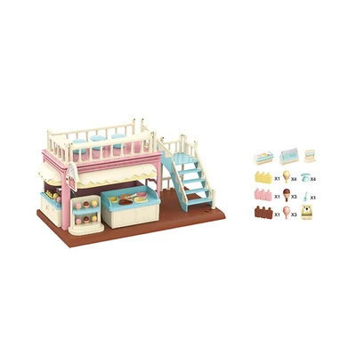 Gambar Pretty Missy Playset Mini Diy Assemble Ice Cream Shop - Mix