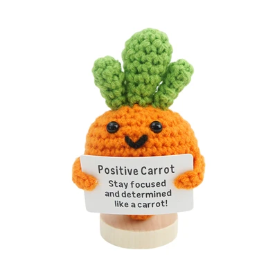 Gambar Pretty Missy Craft Postive Carrot Crochet - Oranye
