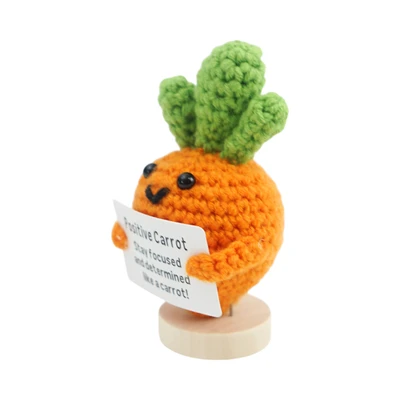 Gambar Pretty Missy Craft Postive Carrot Crochet - Oranye