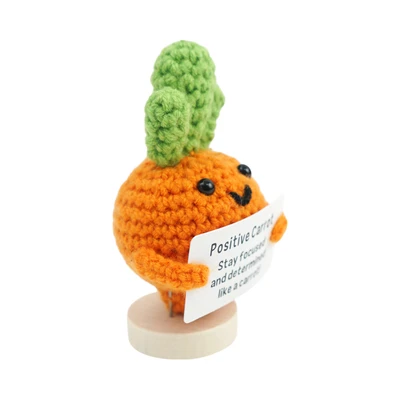 Gambar Pretty Missy Craft Postive Carrot Crochet - Oranye