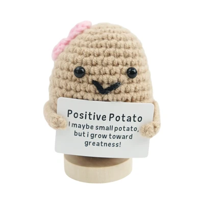Gambar Pretty Missy Craft Postive Potato Crochet - Krem