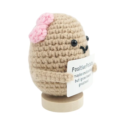 Gambar Pretty Missy Craft Postive Potato Crochet - Krem