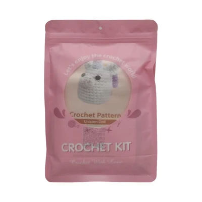 Gambar Pretty Missy Set Craft Unicorn Crochet Kit Medium - Putih